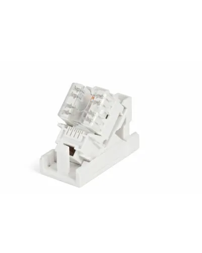 SIP2K-C5E-M45-22.5. Вставка 45х22,5 с наклонным модулем RJ-45 категории 5е. Hyperline в Ульяновске