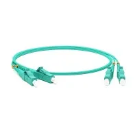 FC-D2-503-SC/PR-ST/PR-H-1M-LSZH-AQ. Патч-корд волоконно-оптический многомодовый. Hyperline