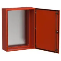 ЩМП-80.60.25 УХЛ1 IP66 RAL3020 TITAN 5 (TI5-13-N-080-060-025-66). Корпус металлический с монтажной платой. IEK