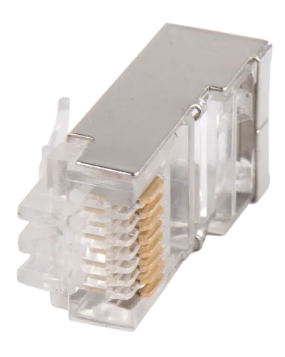 GENERICA Разъём RJ-45 FTP для кабеля кат. 5Е (20 шт) (CS3-1C5EF-G). Разъем RJ-45. IEK в Ульяновске
