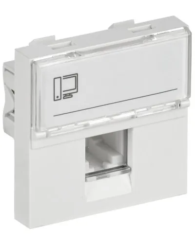 Розетка RJ45 кат.6 PRIMER РКИ-20-00-П-6 белый IEK (PR-KK40D-RI-0-2-1C06U-K01). Розетка RJ-45. IEK в Ульяновске