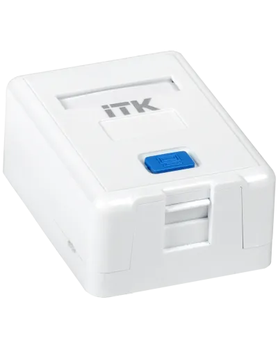CS2-012: Корпус настенной розетки для 1 модуля Keystone Jack в Ульяновске