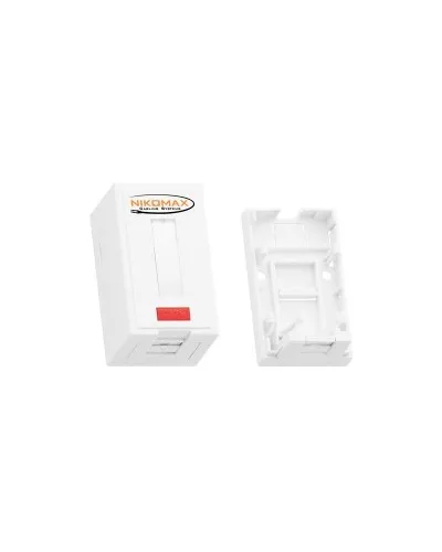 NMC-MB1P-ST-WT. Корпус настенной розетки. NIKOMAX в Ульяновске