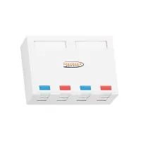 NMC-MB4P-ST-WT. Корпус настенной розетки. NIKOMAX
