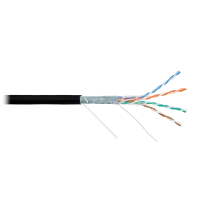 F/UTP 4pair, Cat5e, Solid, Out, PVC (NMC 9200B-BK). Кабель «витая пара» (LAN) для структурированных систем связи. NIKOMAX