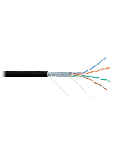 F/UTP 4pair, Cat5e, Solid, Out, PVC (NMC 9200B-BK). Кабель «витая пара» (LAN) для структурированных систем связи. NIKOMAX в Ульяновске