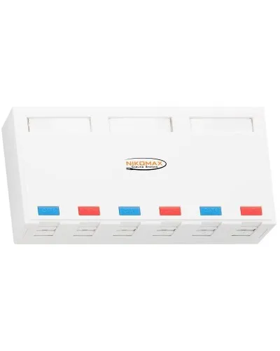 NMC-MB6P-ST-WT. Корпус настенной розетки. NIKOMAX в Ульяновске