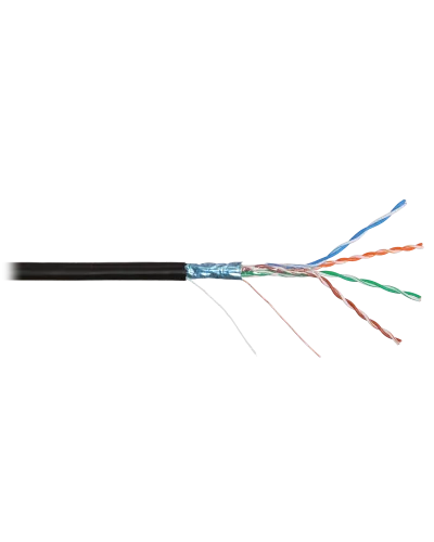 F/UTP 4pair, Cat5e, Solid, In/Out, нг(А)-HF (NMC 4200C-BK). Кабель «витая пара» (LAN) для структурированных систем связи. NIKOMAX в Ульяновске
