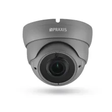 PE-7112MHD (III) 2.8-12. Видеокамера мультиформатная купольная . Praxis