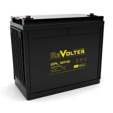 Revolter GPL 12140. Аккумулятор автомобильный герметичный свинцово-кислотный. Revolter