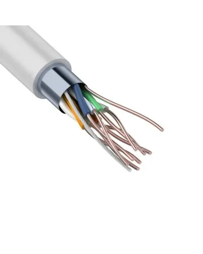 F/UTP, CAT 5e, ZH нг(А)-HF, 4PR, 24AWG, INDOOR, SOLID 305 м (01-0169). Кабель «витая пара» (LAN) для структурированных систем связи. Rexant в Ульяновске