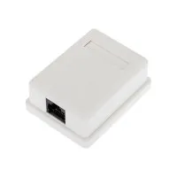 Розетка компьютерная внешняя, 1-порт RJ-45 (8P8C), UTP CAT 6 REXANT (03-0132). Розетка RJ-45. Rexant