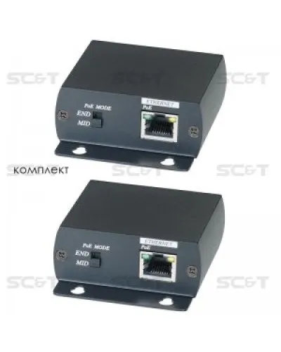 IP01P. Удлинитель Ethernet с PoE. SC&T в Ульяновске