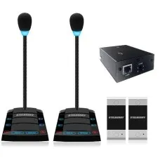 SX-510/2. Устройство переговорное клиент-кассир, дуплексное, с записью переговоров. STELBERRY