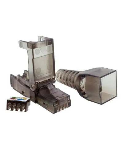 Коннектор 8P8C UTP 6A (RJ-45) безынструментальный (10-0239). Разъем RJ-45. SUPRLAN в Ульяновске