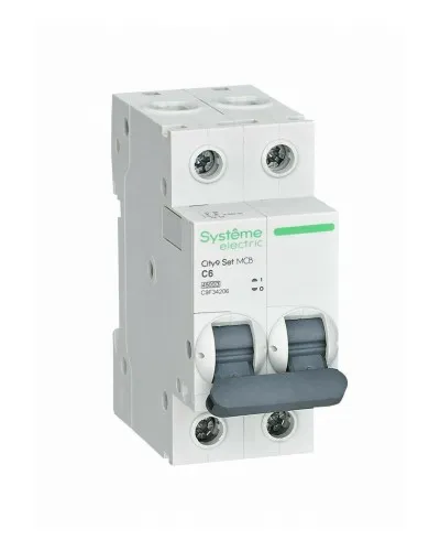 City9 Set 2P 6А 4.5kA С (C9F34206). Автоматический выключатель. Systeme Electric в Ульяновске