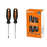Набор отверток 6 шт.: SL:3x75;5x100;6x100, PH:0х75;1x100;2x100, пластиковый чемодан, CR-V "Алмаз" TDM (SQ1013-0205): Набор отверток