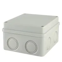 Коробка ОП 110х110х70мм, крышка на винтах, IP55, 8вх., без гермовводов (SQ1401-0814). Распаячная коробка. TDM ЕLECTRIC