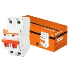 ВА47-29 2Р  6А 4,5кА х-ка С (SQ0206-0089). Автоматический выключатель. TDM ЕLECTRIC