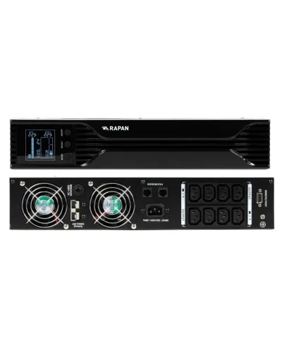 RAPAN-UPS 1000 RACK+2х9Ah (RAPAN-UPS 1000-RACK-IN-2х9-E) (8958). Бесперебойный источник питания. Бастион в Ульяновске