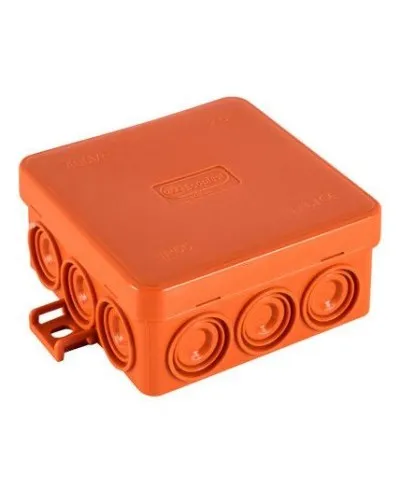 Коробка JBL085 85х85х38, 12 вых., 6P (0,15...2,5мм²) (43255HF): Коробка монтажная, огнестойкая, без галогена в Ульяновске