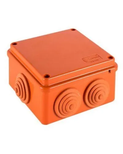 Коробка JBS100 100х100х55, 6 вых., 8P (0,15…4мм²) (43447HF): Коробка монтажная, огнестойкая, без галогена в Ульяновске
