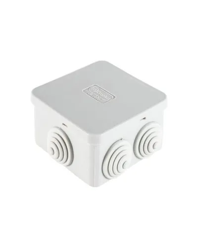 Коробка JBS070 70х70х40, 6 вых., IP44, белая (44056W-1). Коробка монтажная. Экопласт в Ульяновске