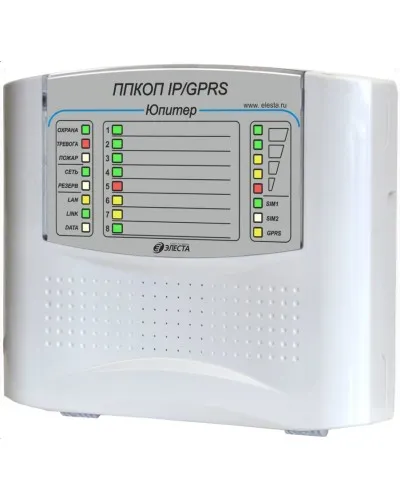 Юпитер-1831 (8 IP/GPRS), пластик. Прибор приемно-контрольный охранно-пожарный. Элеста в Ульяновске