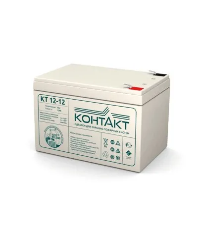Контакт КТ 12-12. Аккумулятор герметичный свинцово-кислотный. Контакт в Ульяновске