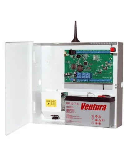 S632-2GSM-BK25-W (S632-2GSM-BK), Бокс-комплект под 7Ач, белый. Устройство оконечное объектовое приемно-контрольное c GSM коммуникатором. Проксима в Ульяновске