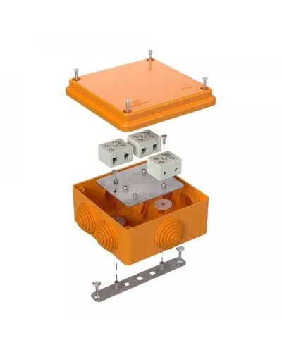 Коробка огнестойкая 100х100х50 (40-0300-FR6.0-6). Коробка огнестойкая для открытой установки. Промрукав в Ульяновске