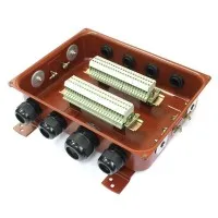 КЗНС-32 У2 IP54 пластиковый ввод (zeta30357). Клеммная коробка с наборными зажимами. ЗЭТА